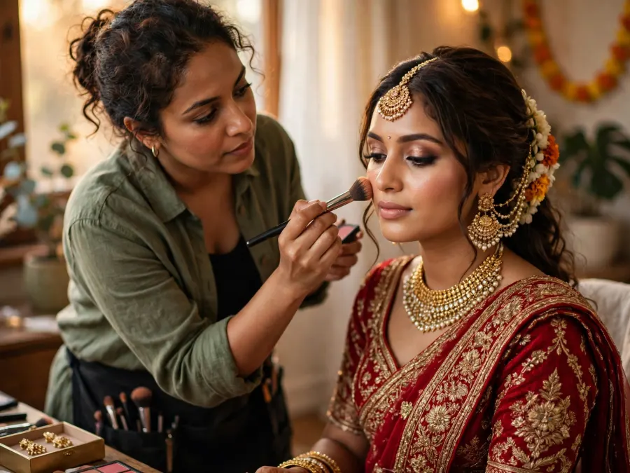 Bridal look