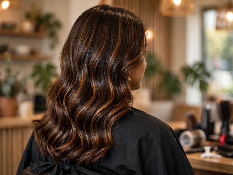 Caramel highlights