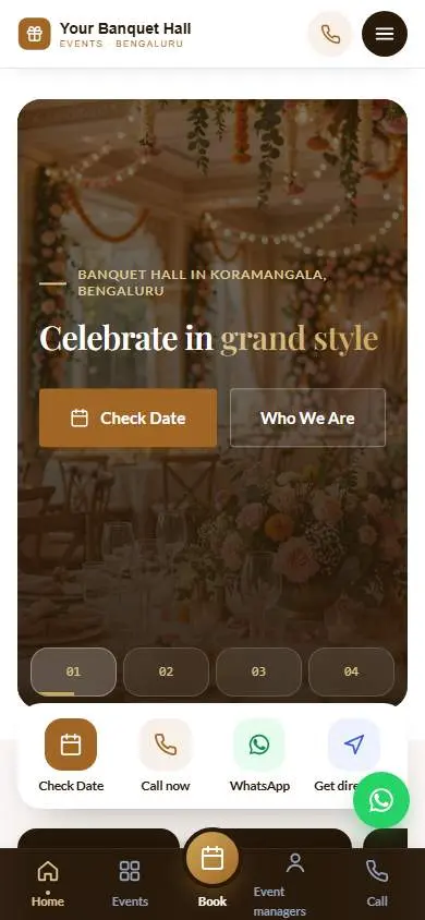 Couture Amber design, live demo preview