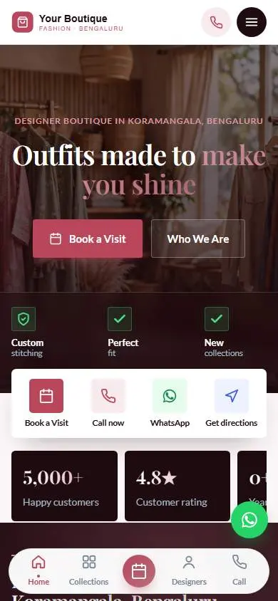 Grace Rose design, live demo preview