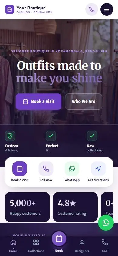 Royal Classic design, live demo preview