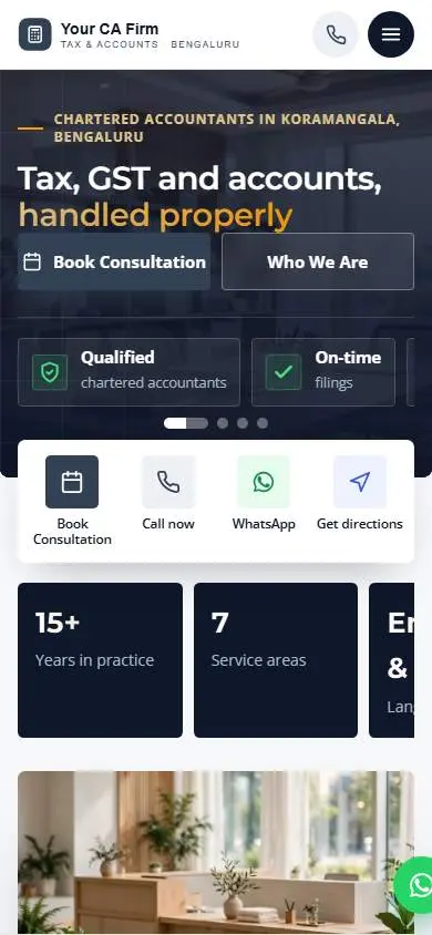 Executive Slate design, live demo preview