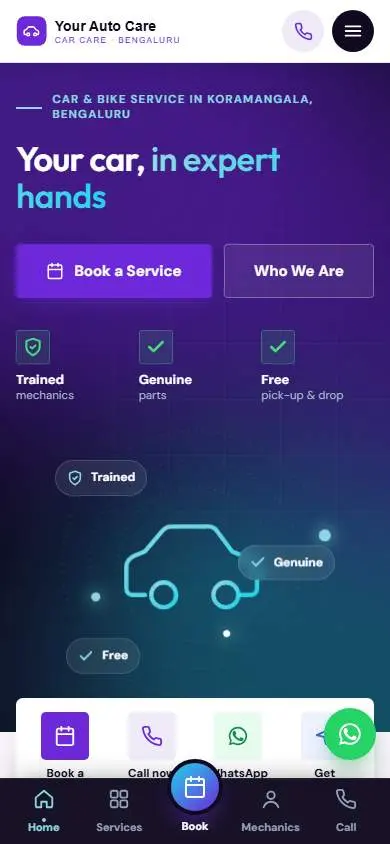 Midnight Tech design, live demo preview