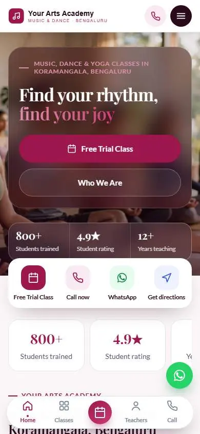 Berry Boutique design, live demo preview