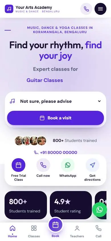 Direct Iris design, live demo preview
