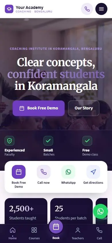 Royal Classic design, live demo preview