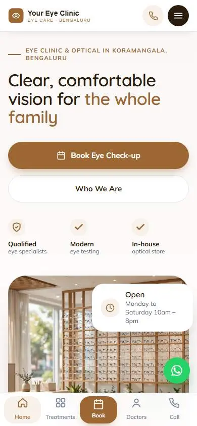 Serene Amber design, live demo preview