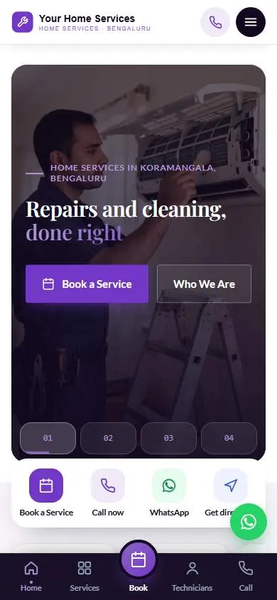 Regal Iris design, live demo preview