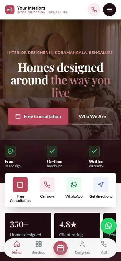 Grace Rose design, live demo preview