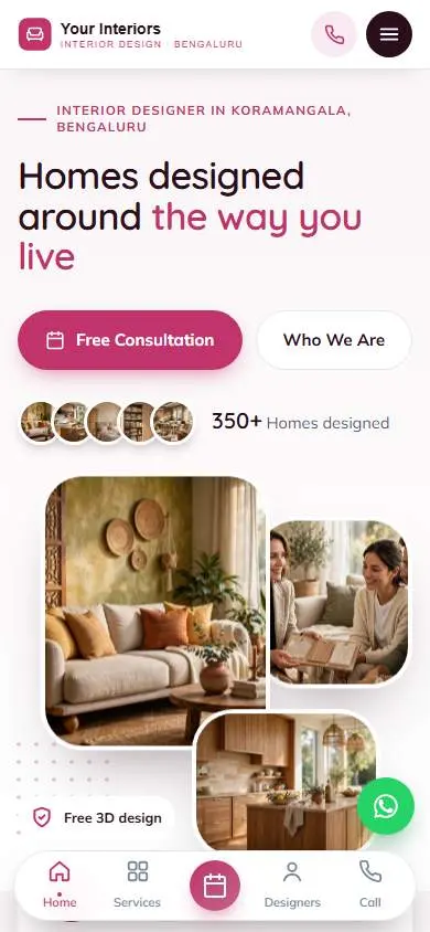 Soft Rose design, live demo preview