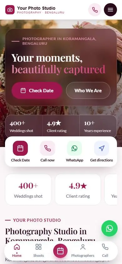 Berry Boutique design, live demo preview