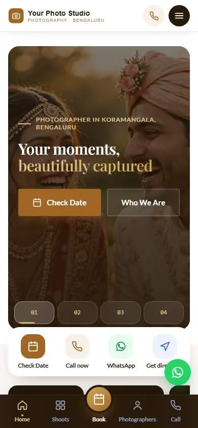 Couture Amber design, live demo preview