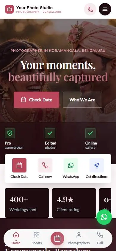 Grace Rose design, live demo preview
