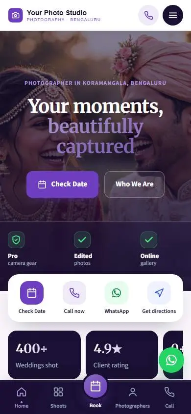 Royal Classic design, live demo preview