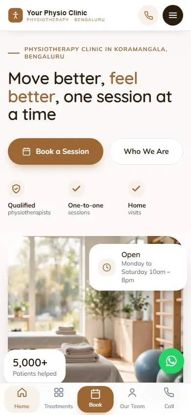 Linen Clover design, live demo preview
