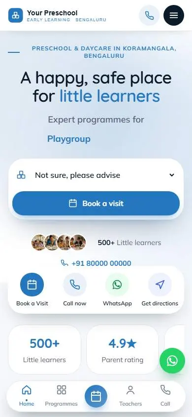 Giggle Ocean design, live demo preview