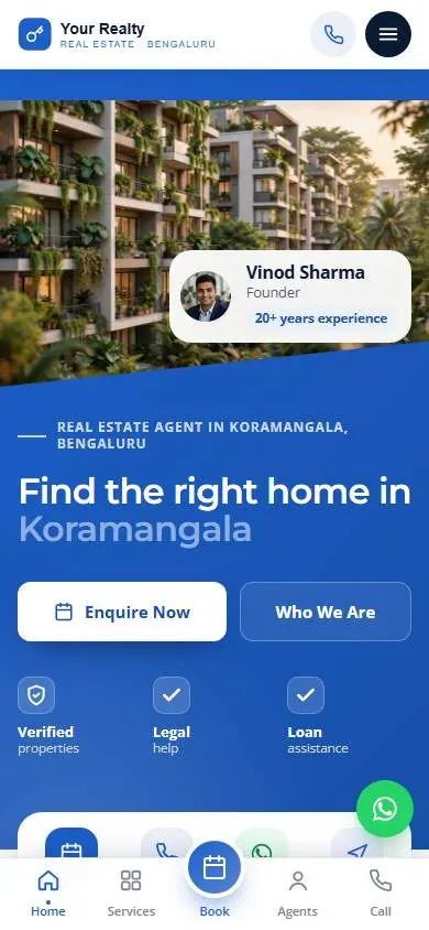 Corporate Blue design, live demo preview