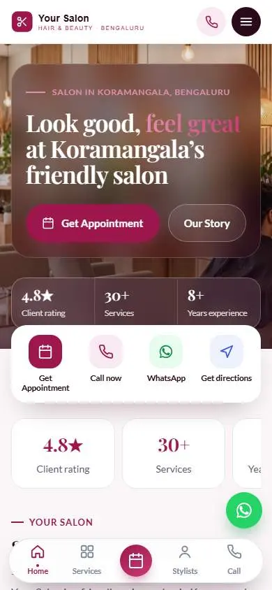 Berry Boutique design, live demo preview