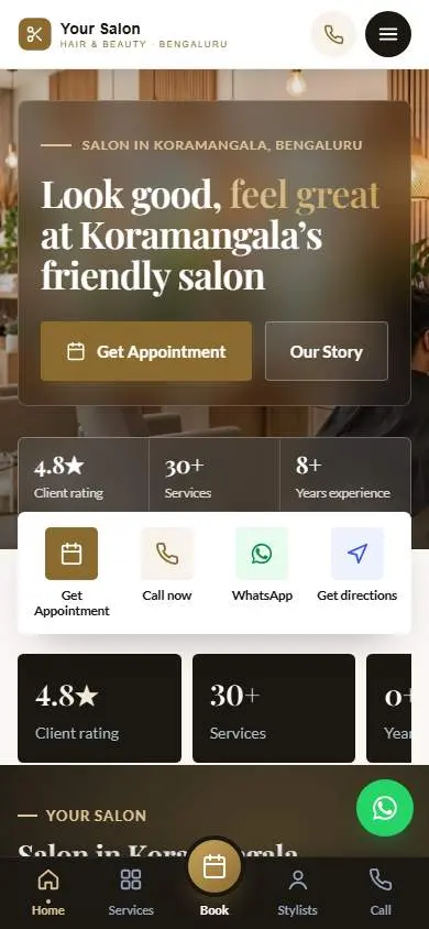 Luxury Gold design, live demo preview