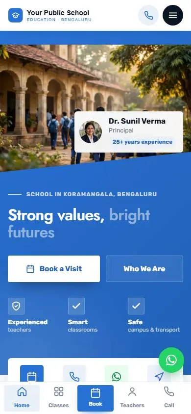 Anchor Azure design, live demo preview