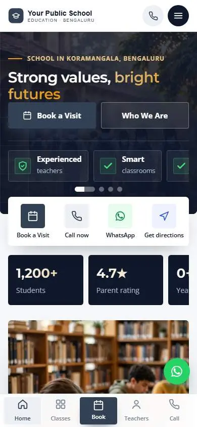 Executive Slate design, live demo preview