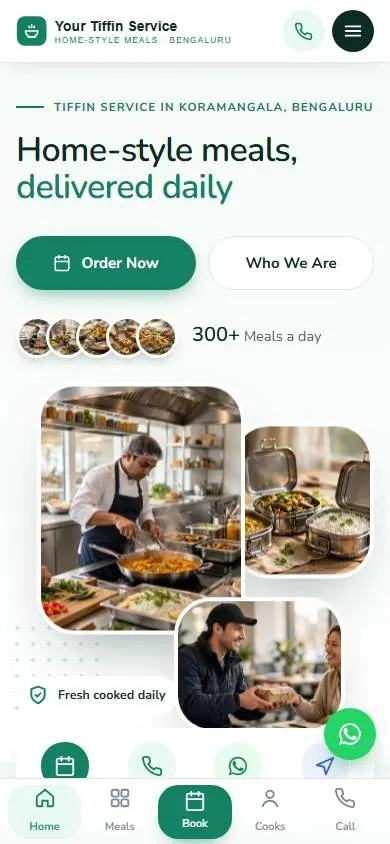 Homely Teal design, live demo preview