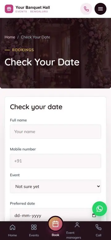 Date enquiry