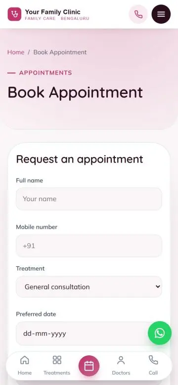 Appointment booking