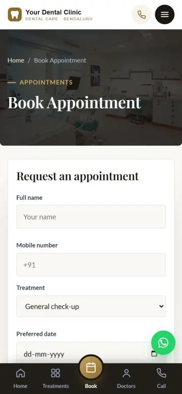 Appointment booking