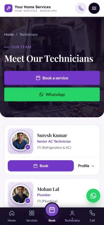 Your technicians