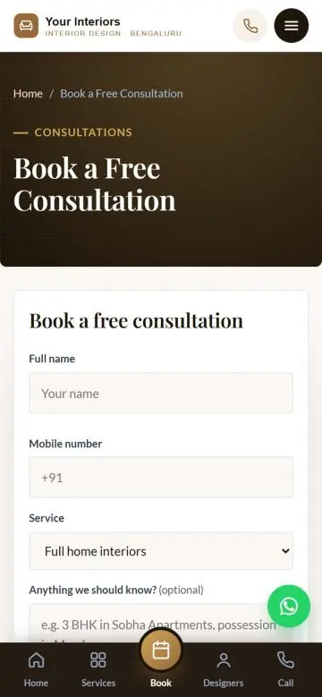 Consultation booking