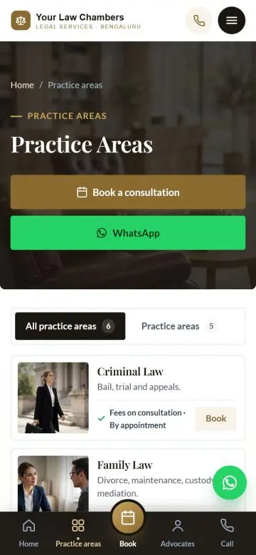 Practice areas