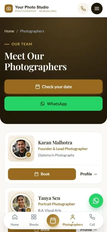 Your photographers