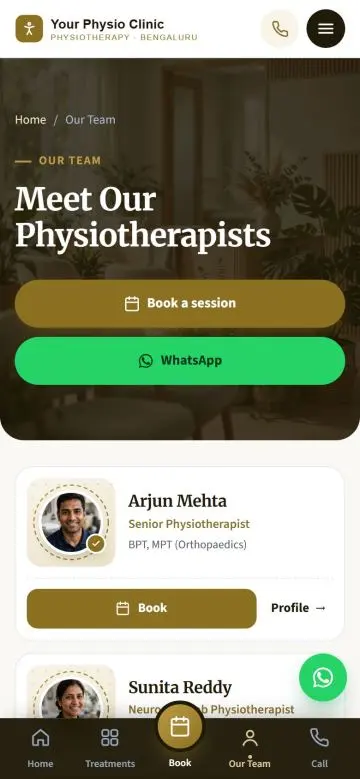 Your physiotherapists