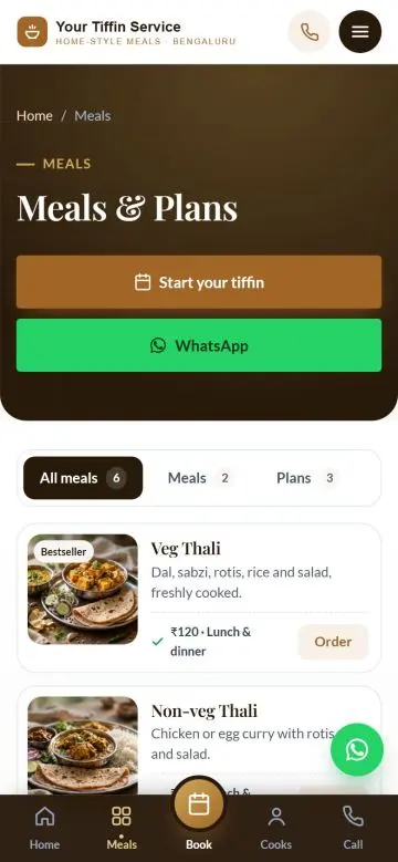 Meal plans