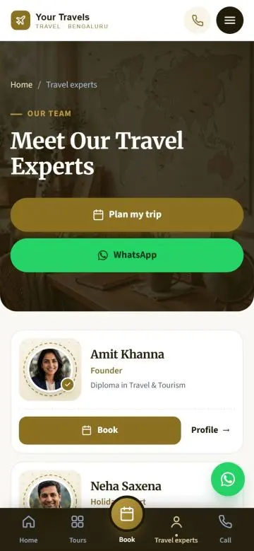 Your travel experts